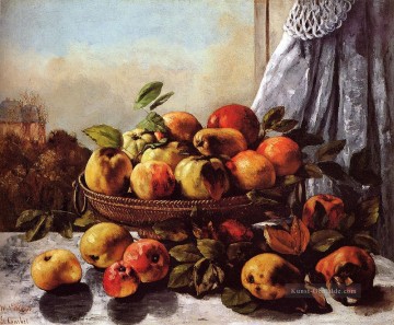  Gustave Malerei - Stillleben Obst Realist Realismus Maler Gustave Courbet